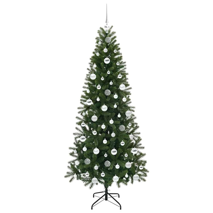 Brad de Crăciun artificial cu 300 LED Verde 180 cm PE și PVC - WALTI WALTI