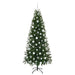Brad de Crăciun artificial cu 300 LED Verde 180 cm PE și PVC - WALTI WALTI