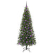Brad de Crăciun artificial cu 300 LED Verde 180 cm PE și PVC - WALTI WALTI