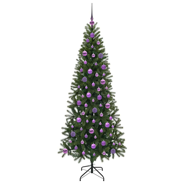 Brad de Crăciun artificial cu 300 LED Verde 180 cm PE și PVC - WALTI WALTI