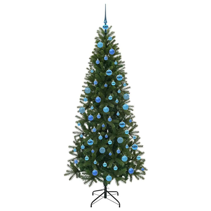 Brad de Crăciun artificial cu 300 LED Verde 180 cm PE și PVC - WALTI WALTI
