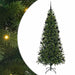 Brad de Crăciun artificial cu 300 LED Verde 210 cm PE și PVC - WALTI WALTI