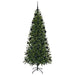 Brad de Crăciun artificial cu 300 LED Verde 210 cm PE și PVC - WALTI WALTI