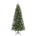 Brad de Crăciun artificial cu 300 LED Verde 210 cm PE și PVC - WALTI WALTI
