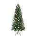 Brad de Crăciun artificial cu 300 LED Verde 210 cm PE și PVC - WALTI WALTI
