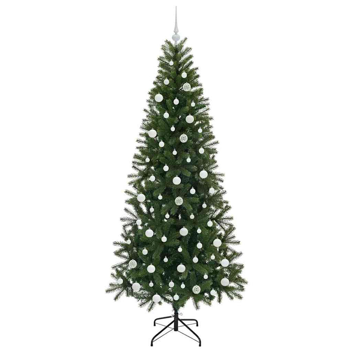 Brad de Crăciun artificial cu 300 LED Verde 210 cm PE și PVC - WALTI WALTI