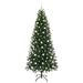 Brad de Crăciun artificial cu 300 LED Verde 210 cm PE și PVC - WALTI WALTI
