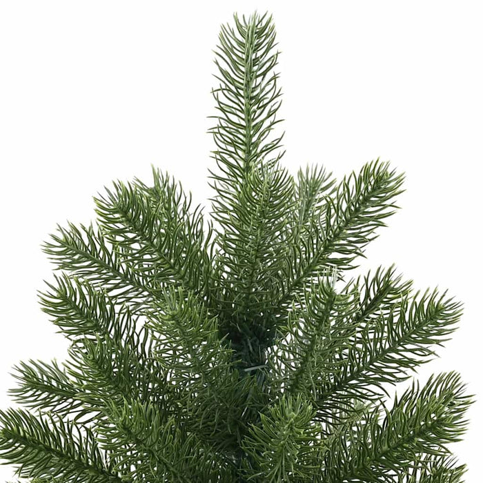 Brad de Crăciun artificial cu 300 LED Verde 210 cm PE și PVC WALTI