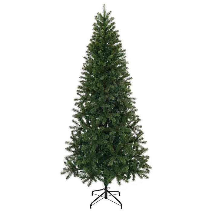 Brad de Crăciun artificial cu 300 LED Verde 210 cm PE și PVC WALTI