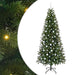Brad de Crăciun artificial cu 300 LED Verde 210 cm PE și PVC - WALTI WALTI