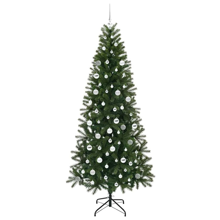 Brad de Crăciun artificial cu 300 LED Verde 210 cm PE și PVC - WALTI WALTI
