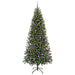 Brad de Crăciun artificial cu 300 LED Verde 210 cm PE și PVC - WALTI WALTI