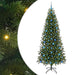 Brad de Crăciun artificial cu 300 LED Verde 210 cm PE și PVC - WALTI WALTI