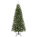 Brad de Crăciun artificial cu 300 LED Verde 240 cm PE și PVC - WALTI WALTI
