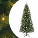 Brad de Crăciun artificial cu 300 LED Verde 240 cm PE și PVC - WALTI WALTI