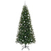 Brad de Crăciun artificial cu 300 LED Verde 240 cm PE și PVC - WALTI WALTI