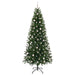 Brad de Crăciun artificial cu 300 LED Verde 240 cm PE și PVC - WALTI WALTI