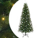 Brad de Crăciun artificial cu 300 LED Verde 240 cm PE și PVC - WALTI WALTI