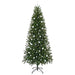 Brad de Crăciun artificial cu 300 LED Verde 240 cm PE și PVC - WALTI WALTI