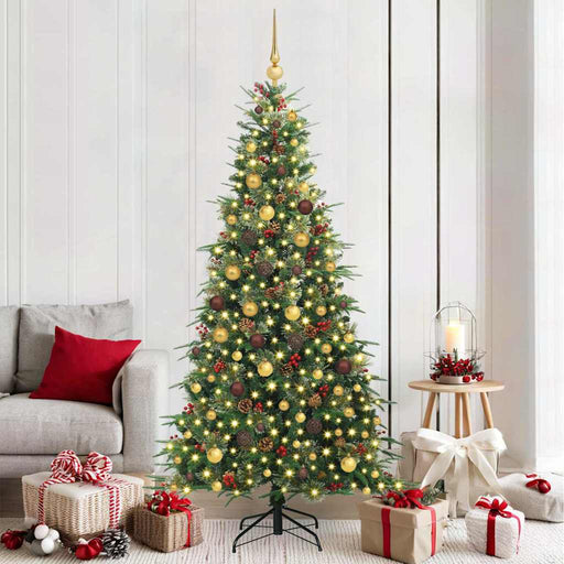 Brad de Crăciun artificial cu ramuri articulare Verde 210 cm - WALTI WALTI