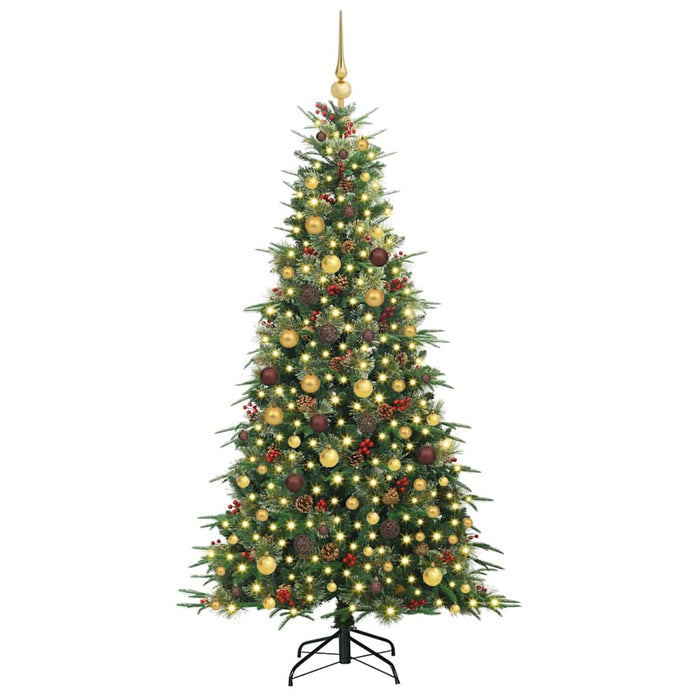 Brad de Crăciun artificial cu ramuri articulare Verde 210 cm WALTI