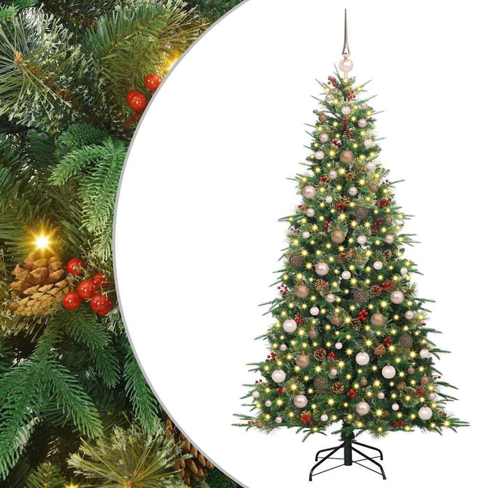 Brad de Crăciun artificial cu ramuri articulare Verde 210 cm WALTI