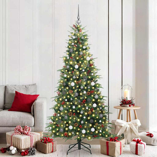 Brad de Crăciun artificial cu ramuri articulare Verde 210 cm - WALTI WALTI