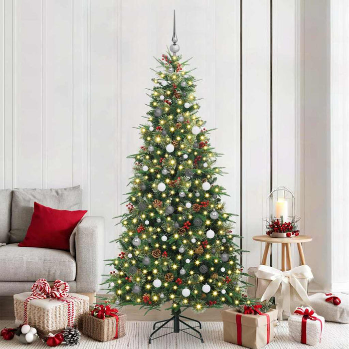 Brad de Crăciun artificial cu ramuri articulare Verde 210 cm - WALTI WALTI