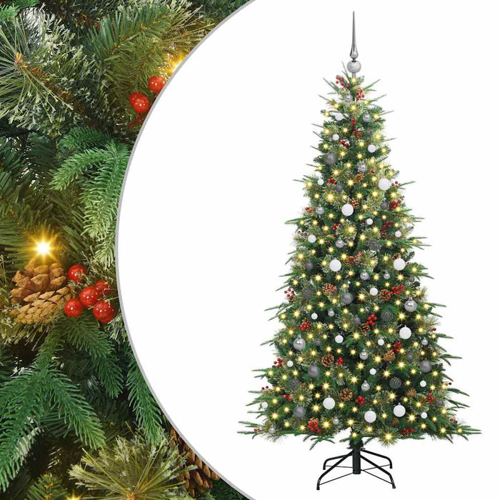 Brad de Crăciun artificial cu ramuri articulare Verde 210 cm - WALTI WALTI