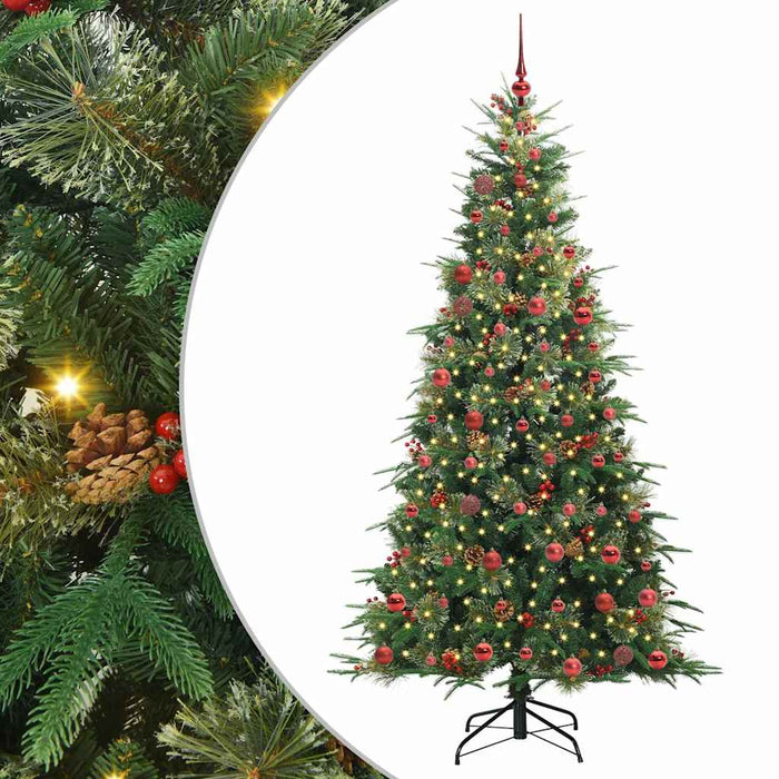 Brad de Crăciun artificial cu ramuri articulare Verde 210 cm WALTI