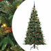 Brad de Crăciun artificial cu ramuri articulare Verde 210 cm - WALTI WALTI