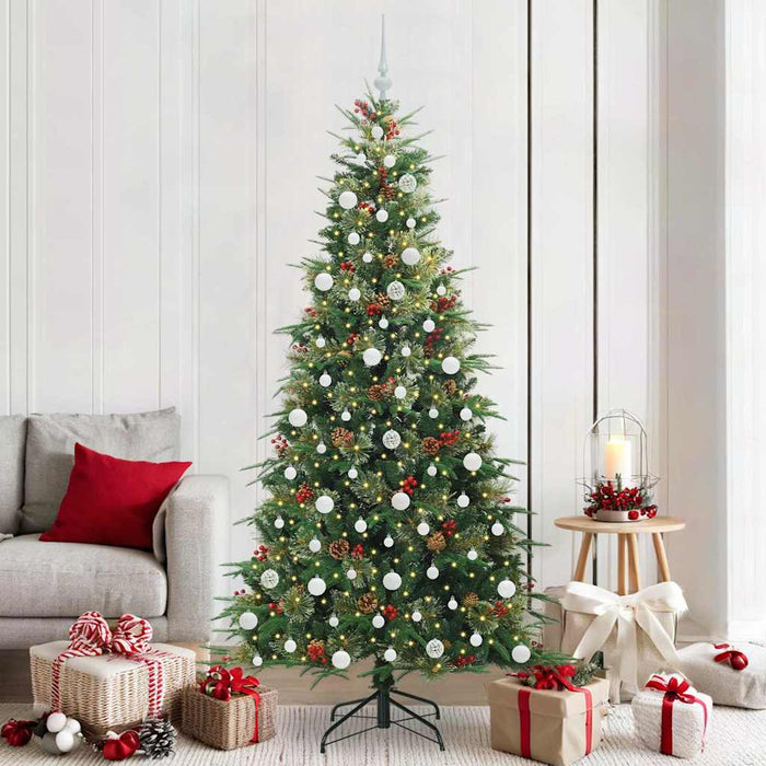 Brad de Crăciun artificial cu ramuri articulare Verde 210 cm - WALTI WALTI
