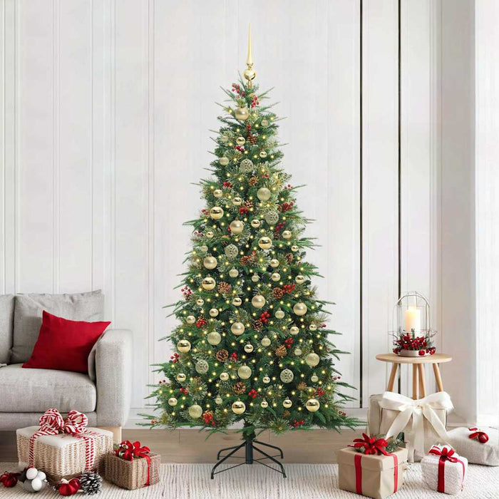 Brad de Crăciun artificial cu ramuri articulare Verde 210 cm WALTI