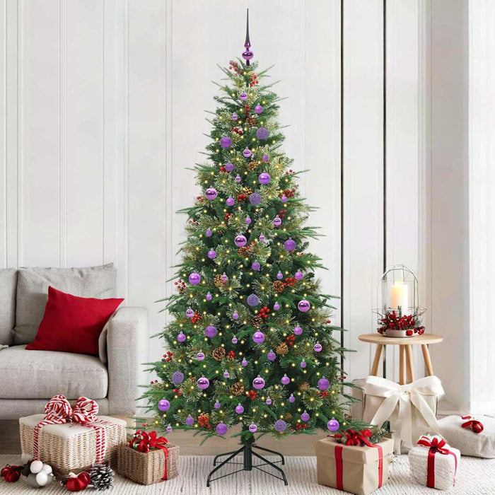 Brad de Crăciun artificial cu ramuri articulare Verde 210 cm - WALTI WALTI