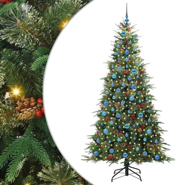 Brad de Crăciun artificial cu ramuri articulare Verde 210 cm - WALTI WALTI