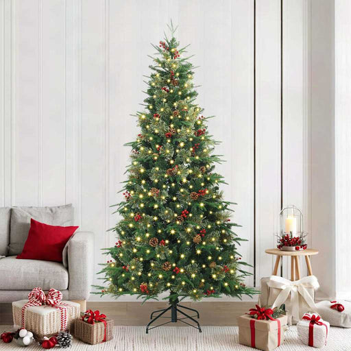 Brad de Crăciun artificial cu ramuri articulare Verde 240 cm - WALTI WALTI