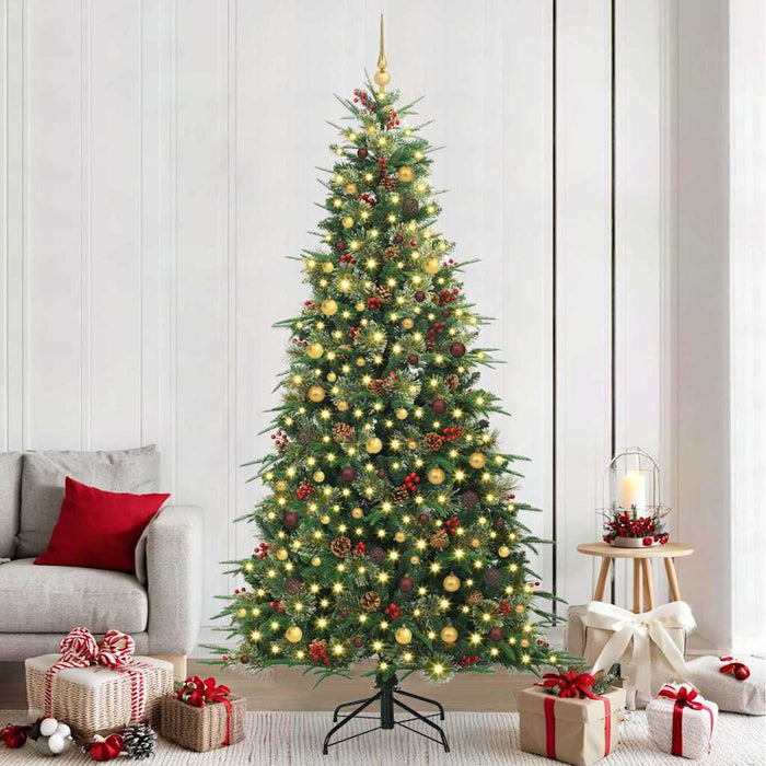 Brad de Crăciun artificial cu ramuri articulare Verde 240 cm WALTI