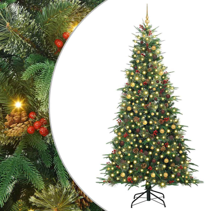 Brad de Crăciun artificial cu ramuri articulare Verde 240 cm WALTI