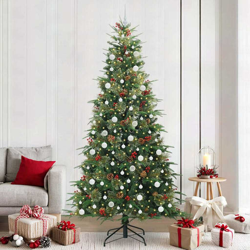 Brad de Crăciun artificial cu ramuri articulare Verde 240 cm - WALTI WALTI