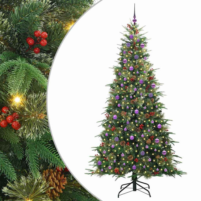 Brad de Crăciun artificial cu ramuri articulare Verde 240 cm - WALTI WALTI