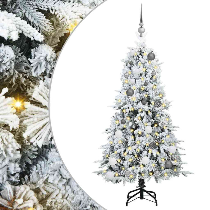 Brad de Crăciun artificial cu ramuri articulare Alb 150 cm - WALTI WALTI