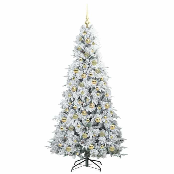 Brad de Crăciun artificial cu ramuri articulare Alb 210 cm - WALTI WALTI