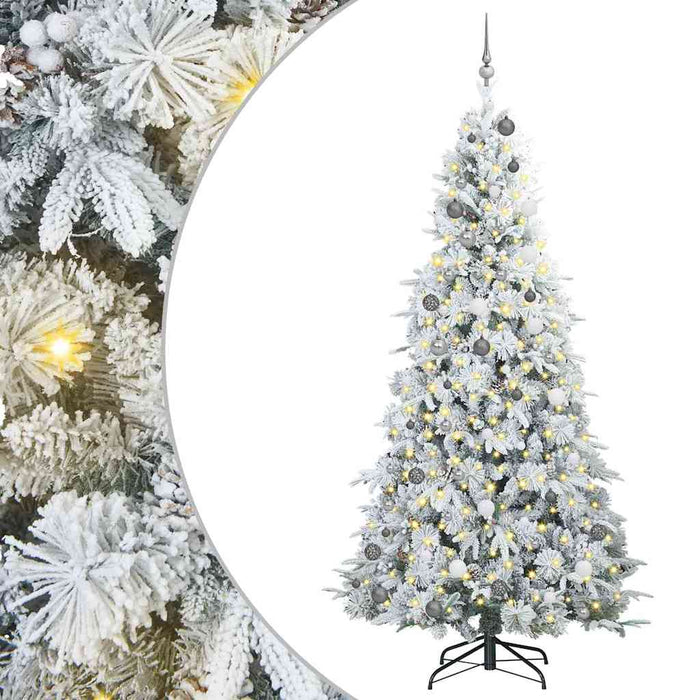 Brad de Crăciun artificial cu ramuri articulare Alb 240 cm - WALTI WALTI