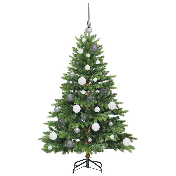 Brad de Crăciun artificial cu 150 LED Verde 120 cm PE și PVC WALTI