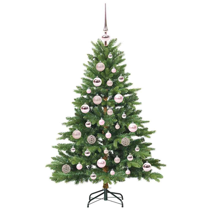Brad de Crăciun artificial cu 150 LED Verde 120 cm PE și PVC WALTI