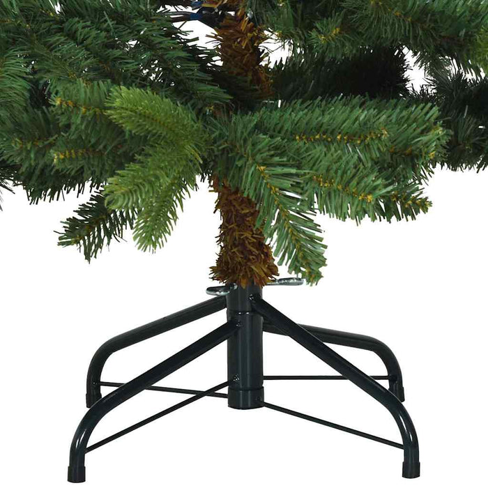 Brad de Crăciun artificial cu 150 LED Verde 120 cm PE și PVC WALTI