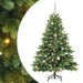 Brad de Crăciun artificial cu 150 LED Verde 150 cm PE și PVC - WALTI WALTI