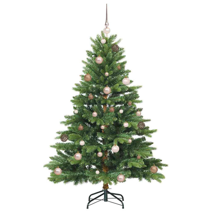 Brad de Crăciun artificial cu 150 LED Verde 150 cm PE și PVC - WALTI WALTI