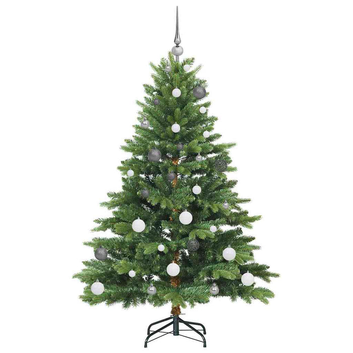 Brad de Crăciun artificial cu 150 LED Verde 150 cm PE și PVC - WALTI WALTI