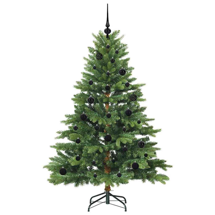 Brad de Crăciun artificial cu 150 LED Verde 150 cm PE și PVC - WALTI WALTI